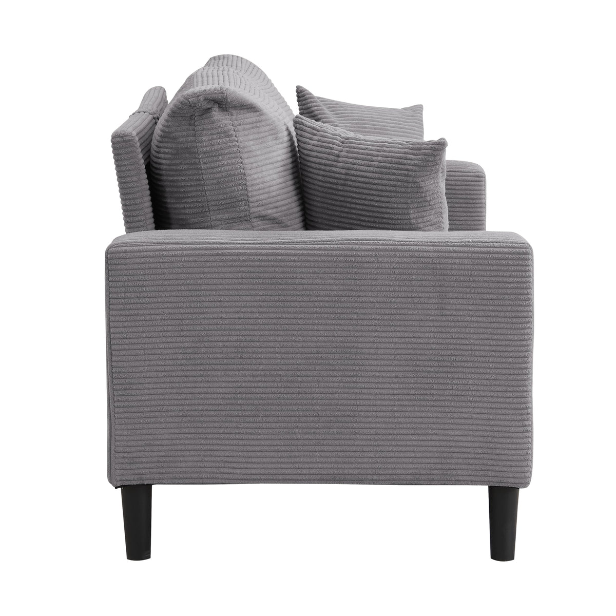 Light Gray 2-Seater Upholstered Sofa V3825